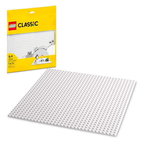 LEGO® 11026 White Baseplate, White Baseplate