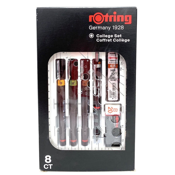 Rotring S0699370 Germany 1928 College Set, Brown