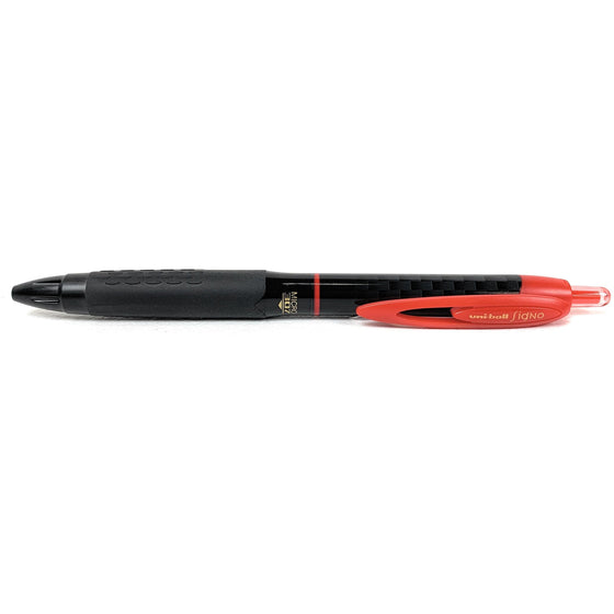 Uni-Ball 1950891 307 Gel Pen, Micro Point Single, Red