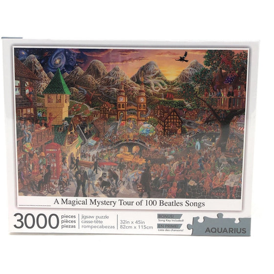 Aquarius 68504 A Magical Mystery Tour Of 100 Beatles Songs Jigsaw Puzzle 3000 Pieces