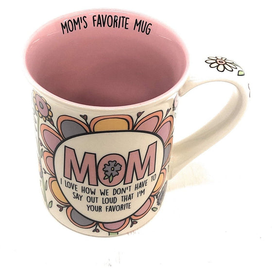 Enesco 4052340 Our Name Is Mud Mom You Favorite Mug, Multi-Colored