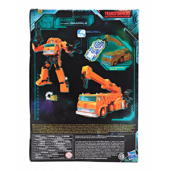 Transformers E71645X0 Earthrise War For Cybertron Grapple, Yellow/Black
