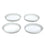 Bonjour 53489 Chef's Tools Butane Creme Brelee Torch And Porcelain Ramekin Set, 5-Piece, , One Size - 53489, Stainless Steel