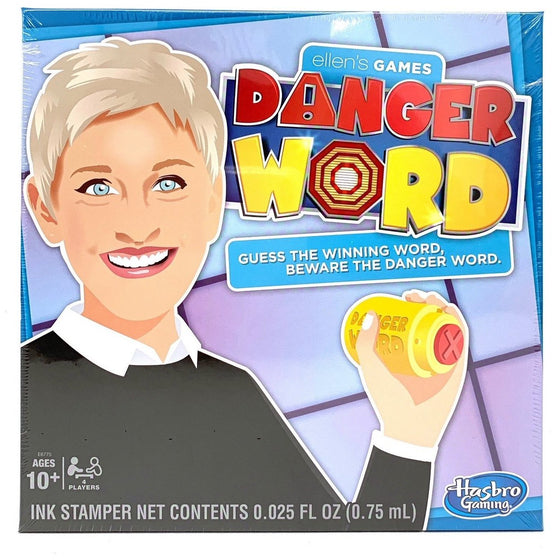 Hasbro Gaming E6775000 Ellen's Games Danger Word Game; Ages 10 & Up, Brown/A