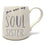 Enesco 6000526 Soul Sisters Etched Mug, Gray