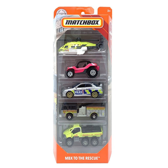 Matchbox C1817 Mbx Assorted Vehicles, Red, Orange, Yellow, Green, Blue, Purple, Violet, White, Black