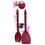 Rachael Ray 47652 Lazy Tools Red, Burgundy