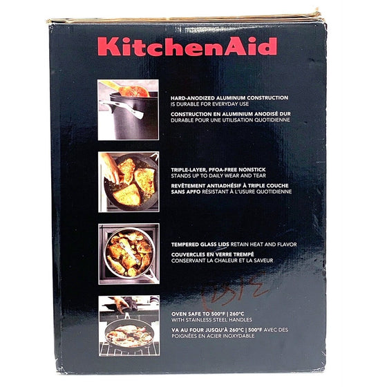 Kitchenaid 80120 Hard Anodized Induction 11 Pc Cookware Set